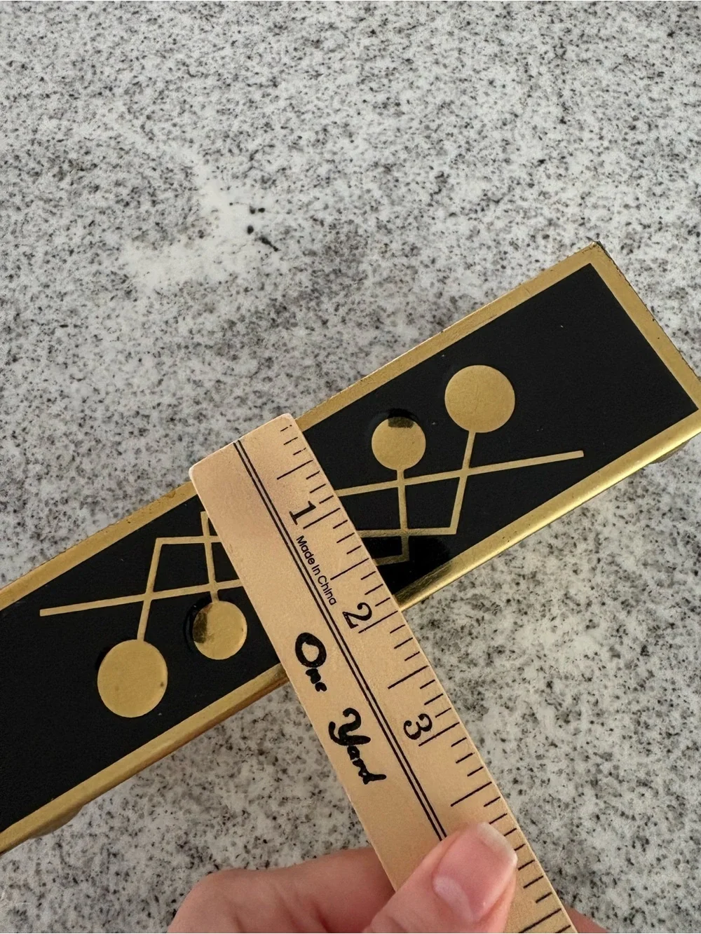 Vintage mid century atomic desk organizer brass box container decor